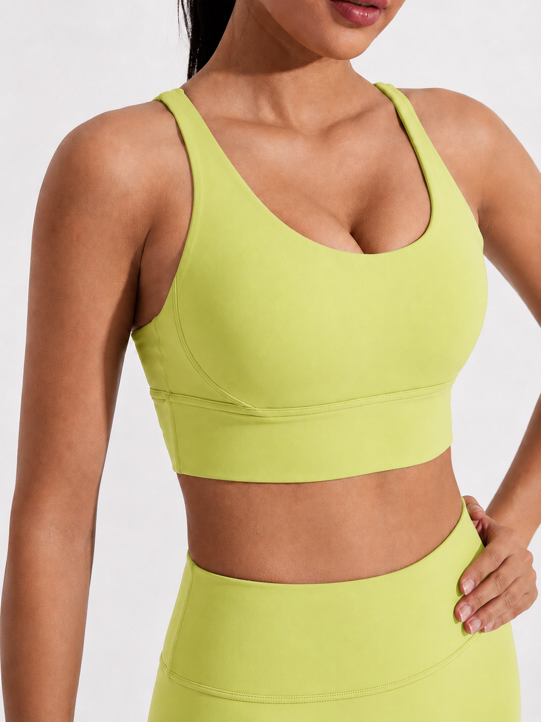 Cross Back Padded Sports Bra