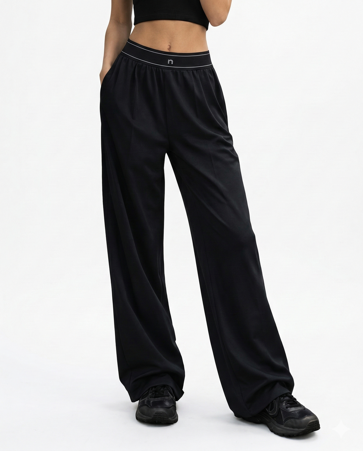 Women's High-Waisted Wide-Leg Sweatpants