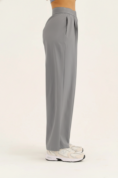 NUAVIBE™ High-Waisted Wide-Leg Sweatpants
